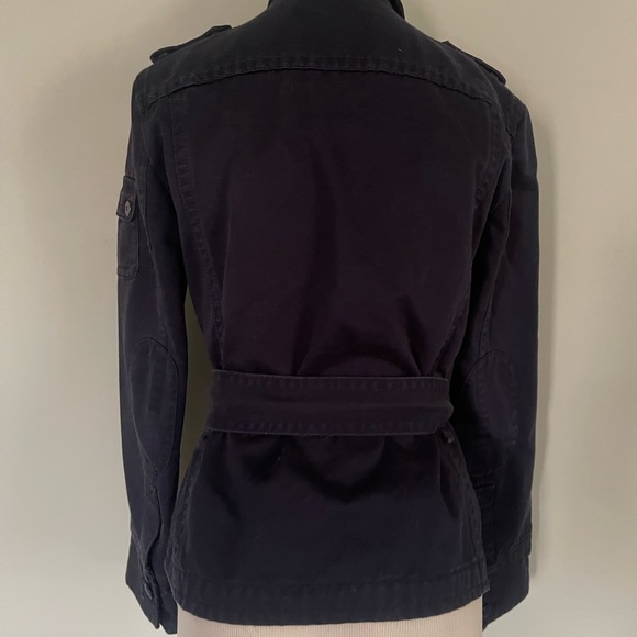 [J. Crew] Navy 100% Cotton Military Style Jacket Sz: XS - Picture 5 of 6